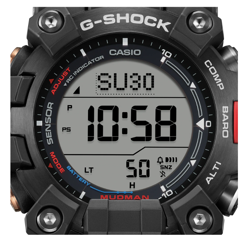 Casio G-Shock GW9500TLC-1 Master of G Mudmaster Digital Men's Watch - Rugged Outdoor, Military & Adventure Sports Timepiece