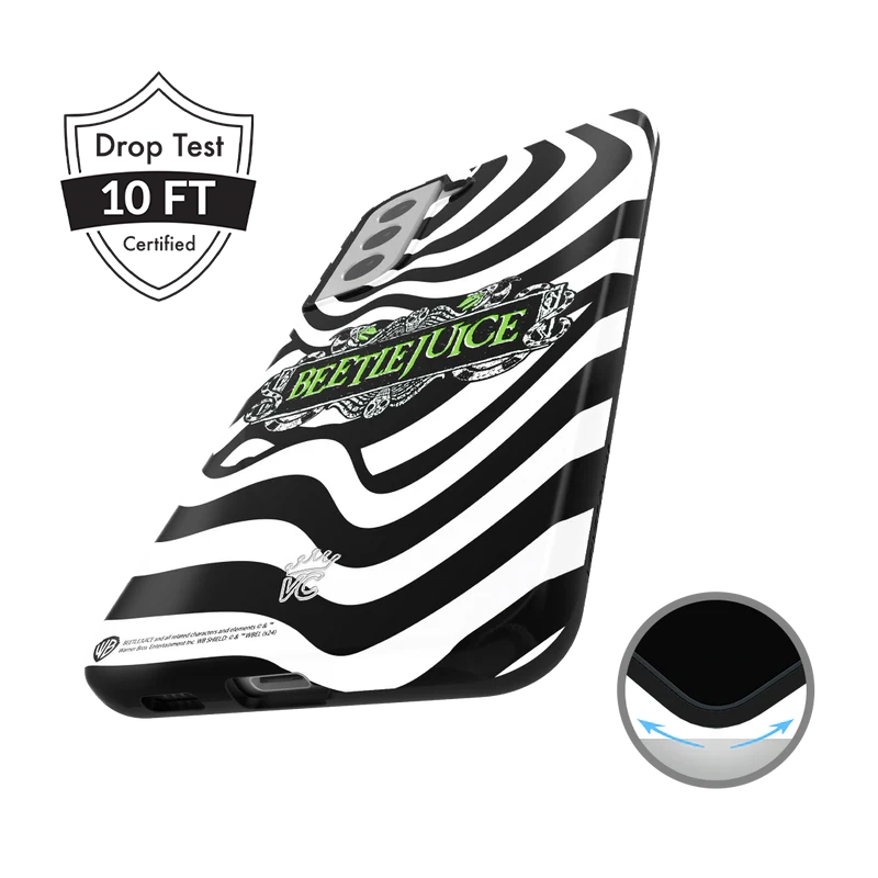 Beetlejuice It's Showtime Samsung Phone Case - Durable Protective Cover for Samsung Galaxy - Perfect for Halloween, Cosplay & Movie Fans