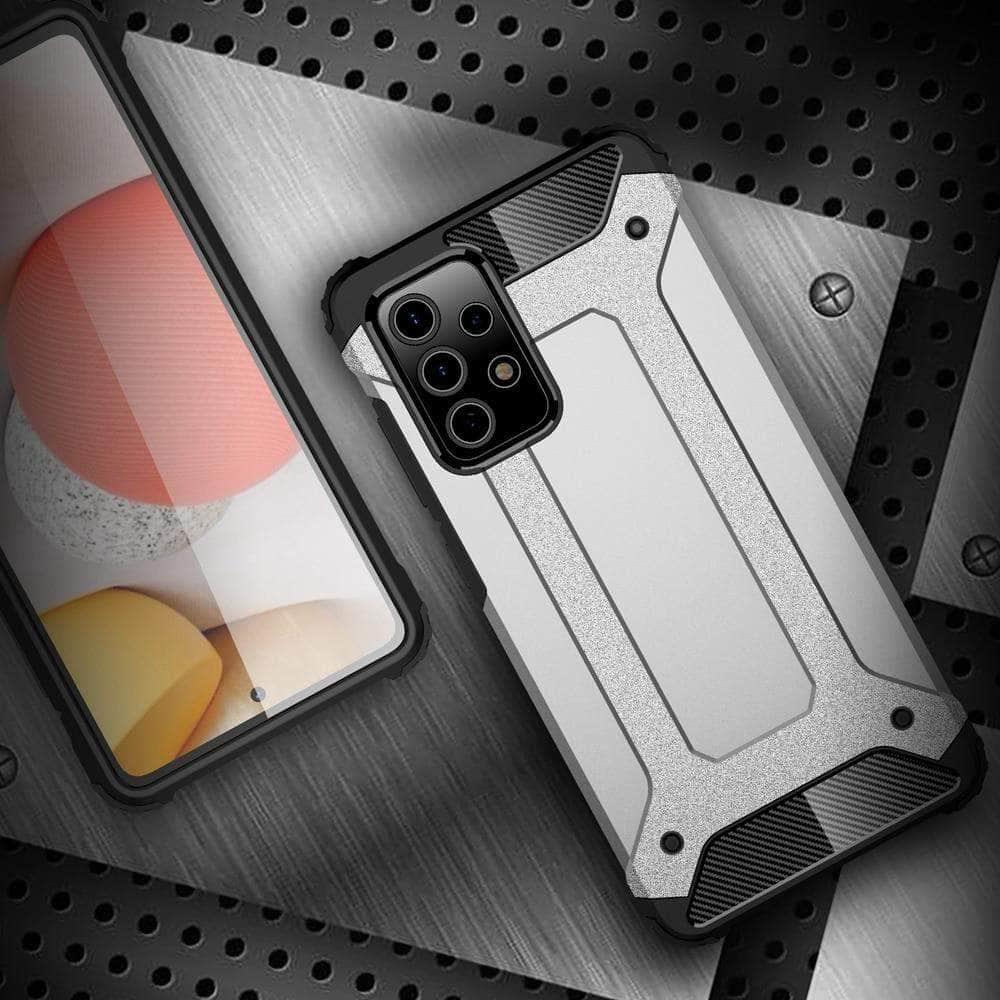 Shockproof Armor Galaxy A12 Silicone Case - Durable Protective Phone Cover for Samsung Galaxy A12 - Perfect for Outdoor Activities, Work & Daily Use
