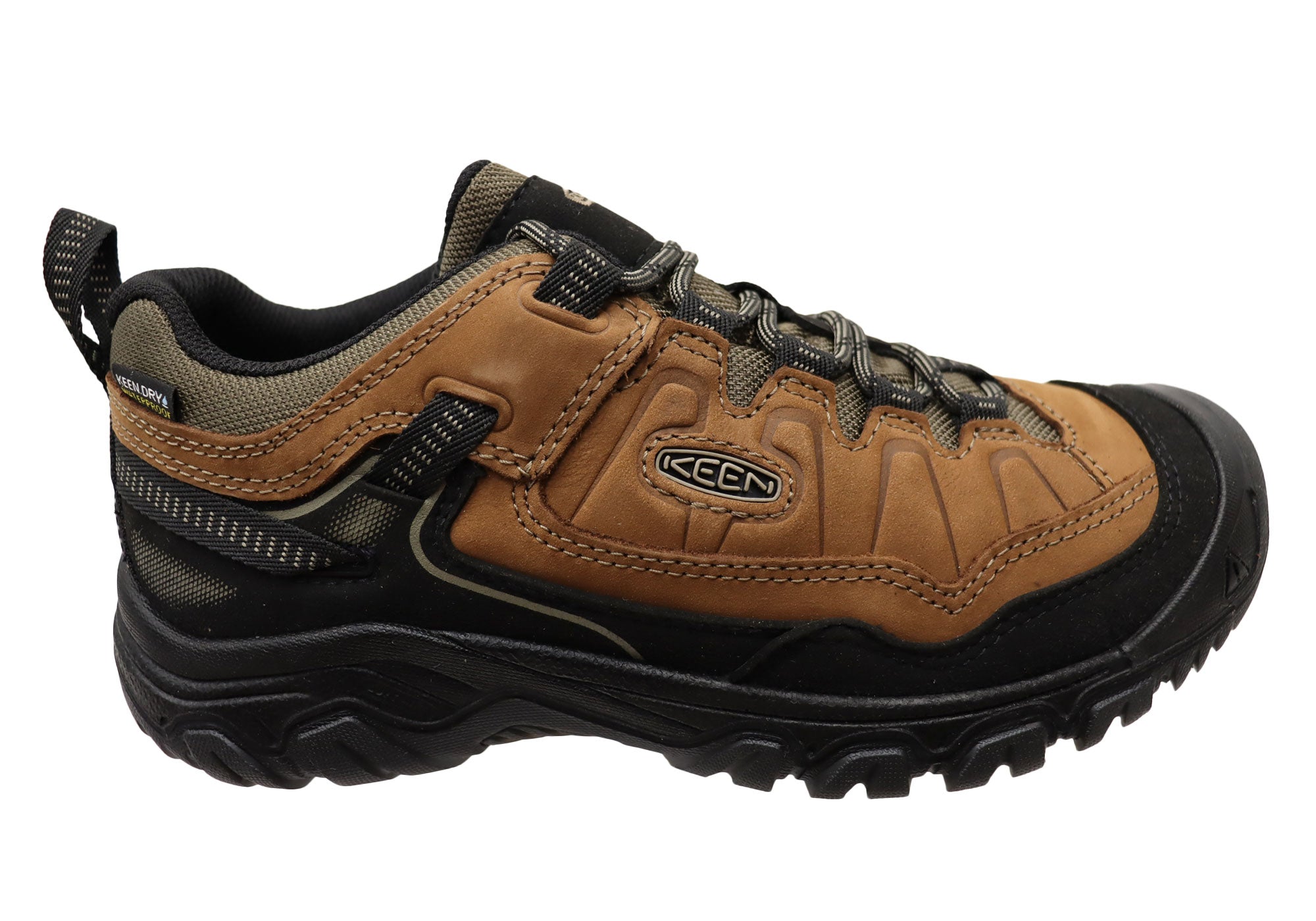 Keen Men's Targhee IV Waterproof Hiking Boots - Lightweight & Comfortable Outdoor Shoes for Trail Walking, Camping & Backpacking