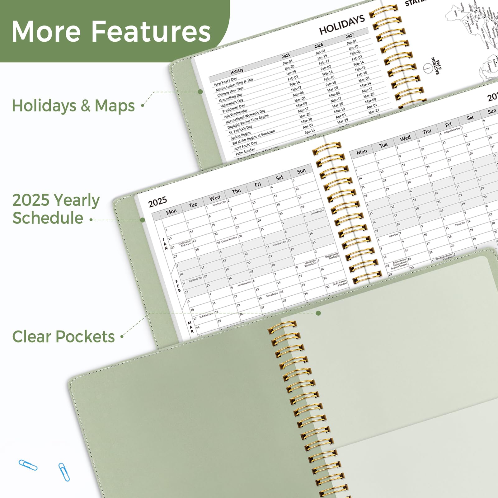 2025 Weekly & Monthly Planner - 6.4