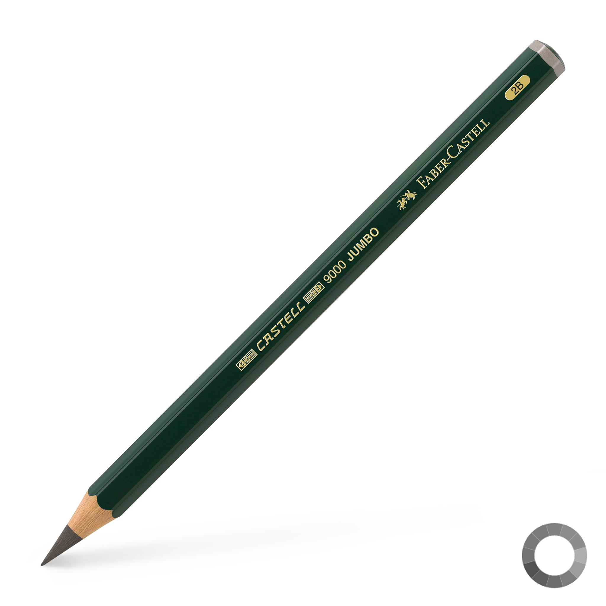Castell 9000 Jumbo Graphite Pencil - Premium Art Drawing Pencils for Sketching, Shading & Professional Artwork - Perfect for Artists, Students & Designers
