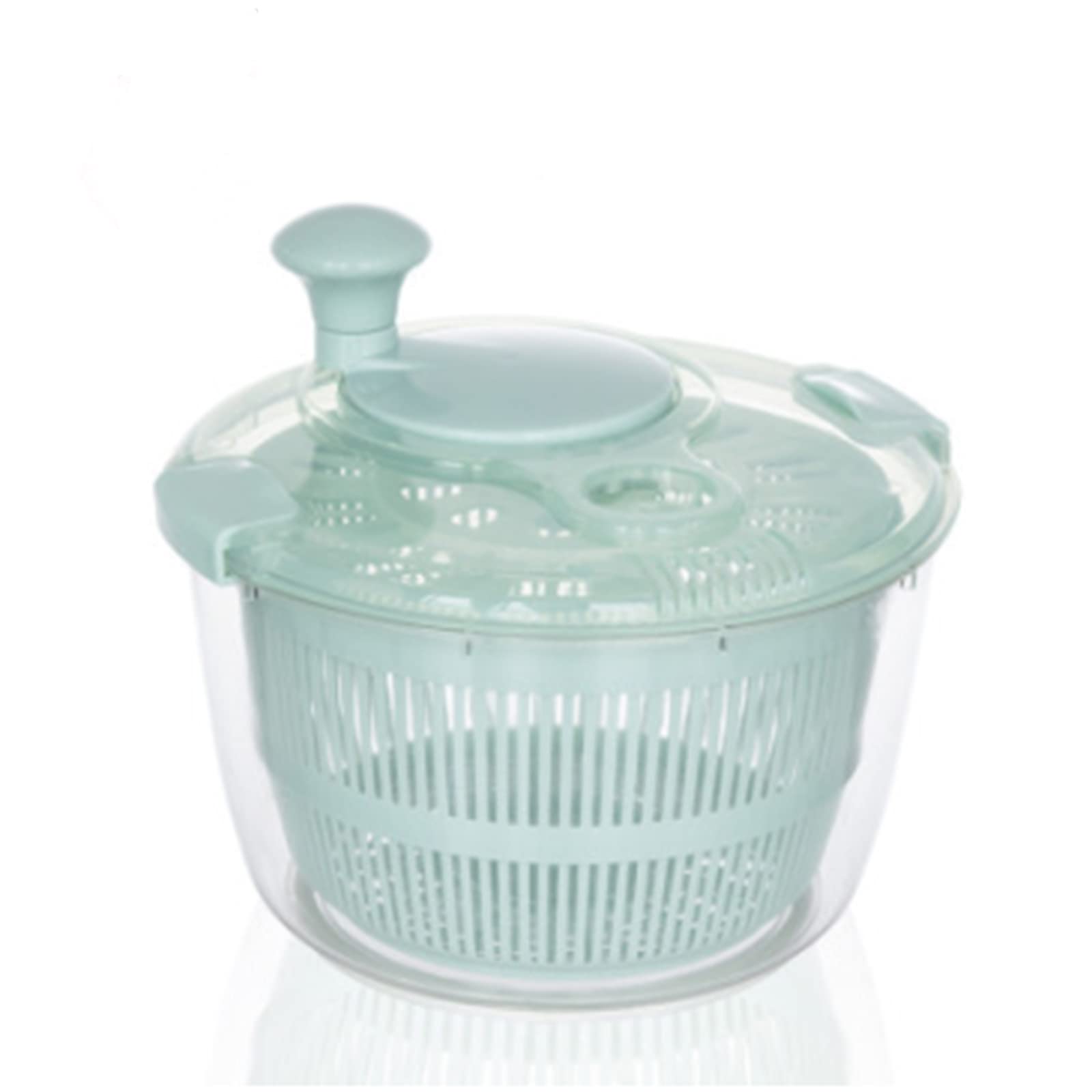 5L Salad Spinner with Rotary Handle - Vegetable Washer & Dryer for Lettuce, Greens, Herbs - Perfect for Home Kitchen, Meal Prep & Healthy Eating