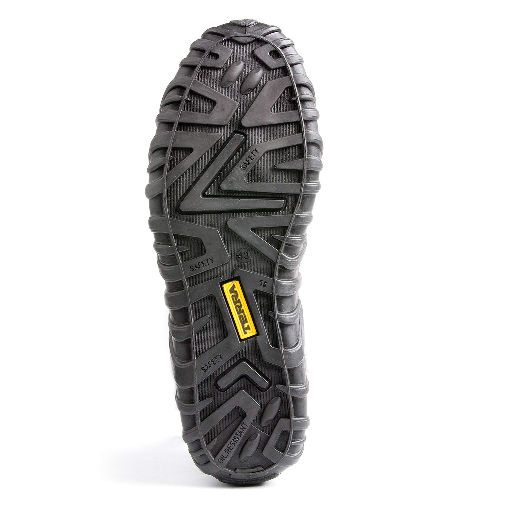 Terra Men's Spider Work Shoes - Non-Slip Safety Shoes for Construction, Hiking & Outdoor Work - Lightweight & Durable Work Boots for Men