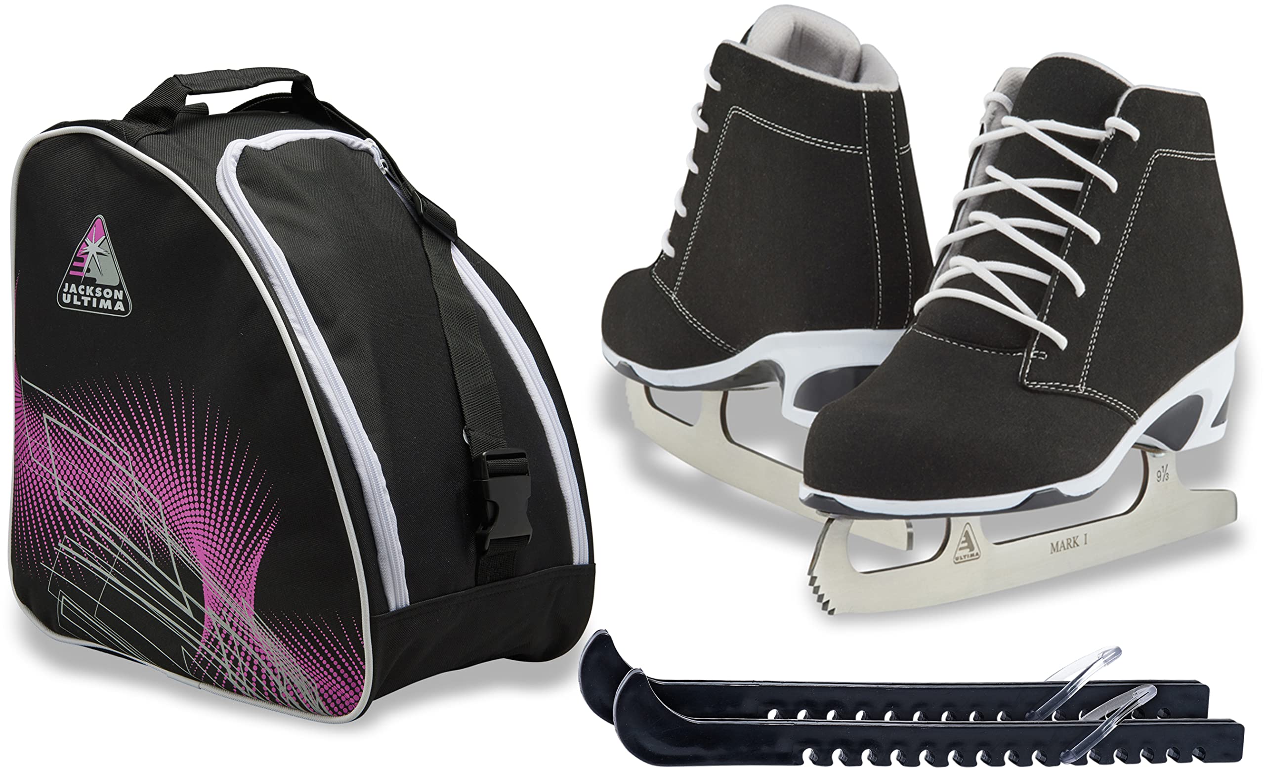 Jackson Ultima Figure Ice Skates Softec - Women's & Girls' Professional Skating Shoes for Ice Rink, Competitions & Recreational Skating
