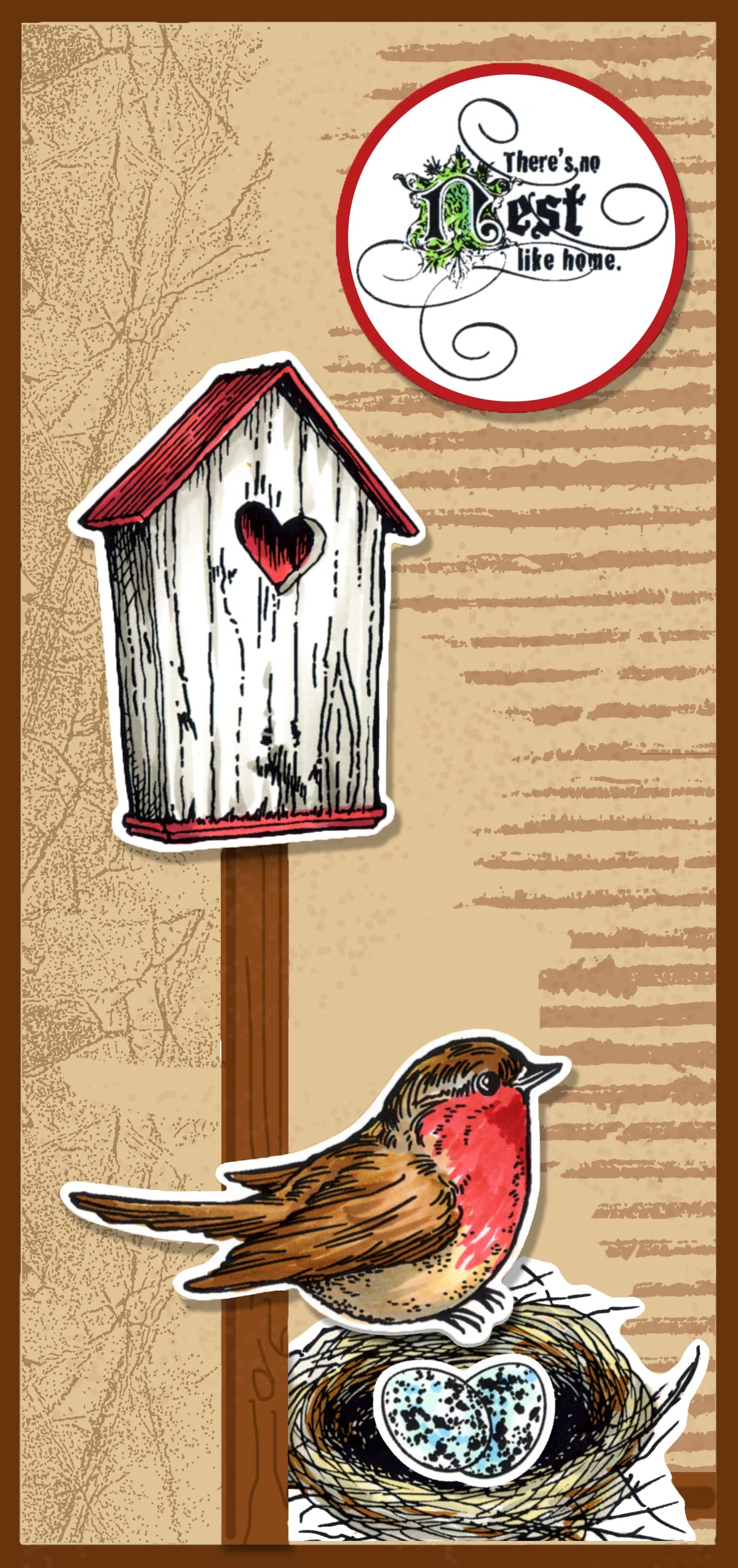 Stampendous Clear Stamps STAMPND CRMBL Bord - Crumbled Borders Clear Stamps for Scrapbooking, Card Making & DIY Crafts | Perfect for Greeting Cards, Journals & Home Decor Projects