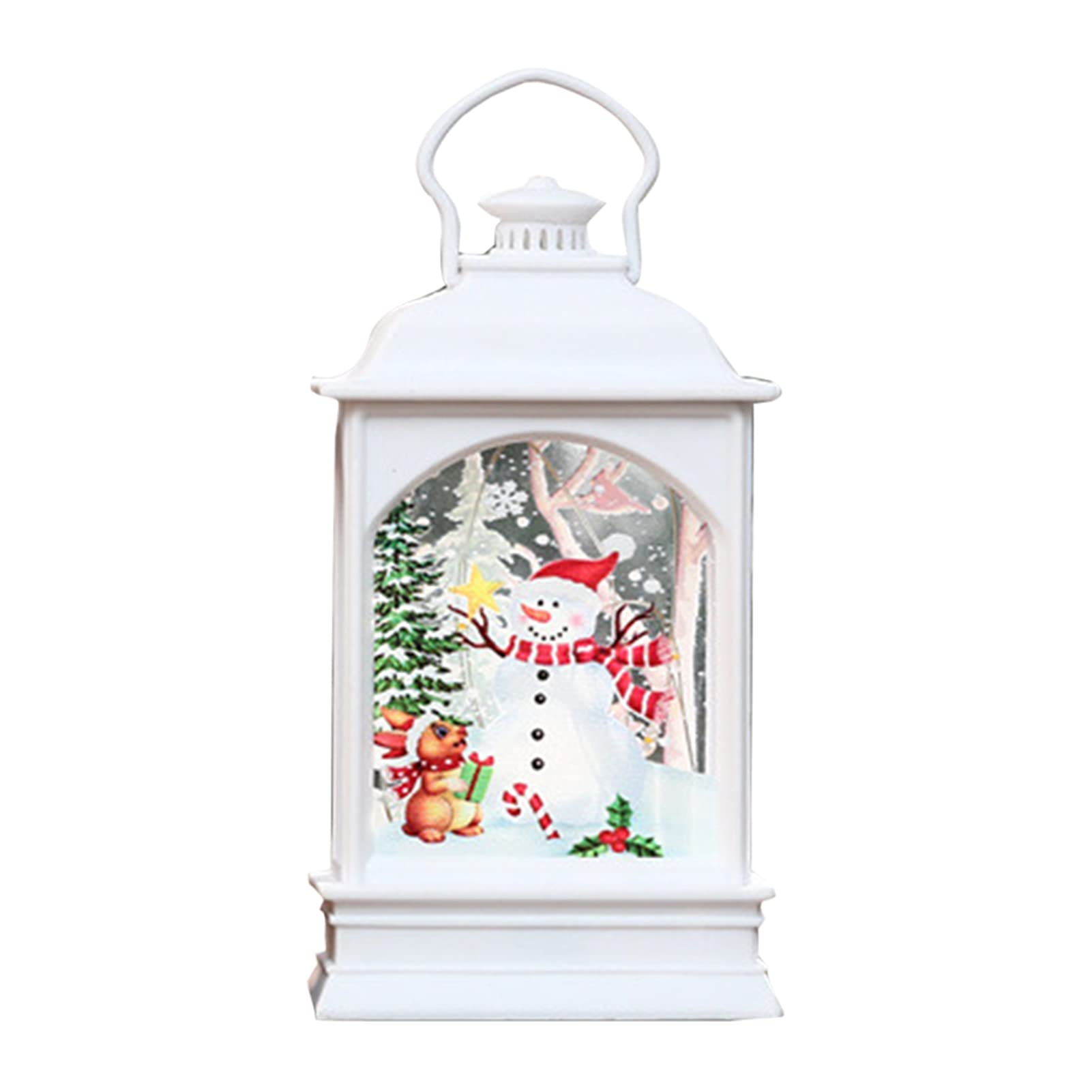 NUZYZ Eco-Friendly LED Santa Claus Lamp - Cartoon Christmas Ornament for Home Party Decorations, Holiday Tree Decor & Festive Gift Idea