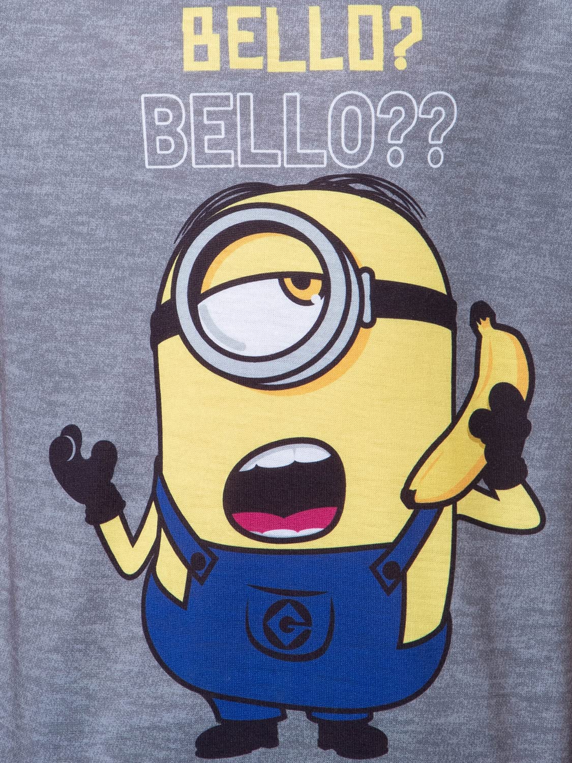 INTIMO Despicable Me Boys' Minions Bello Raglan Sleep Pajama Set - Short Sleeve Shirt & Shorts for Kids' Bedtime & Lounge Wear
