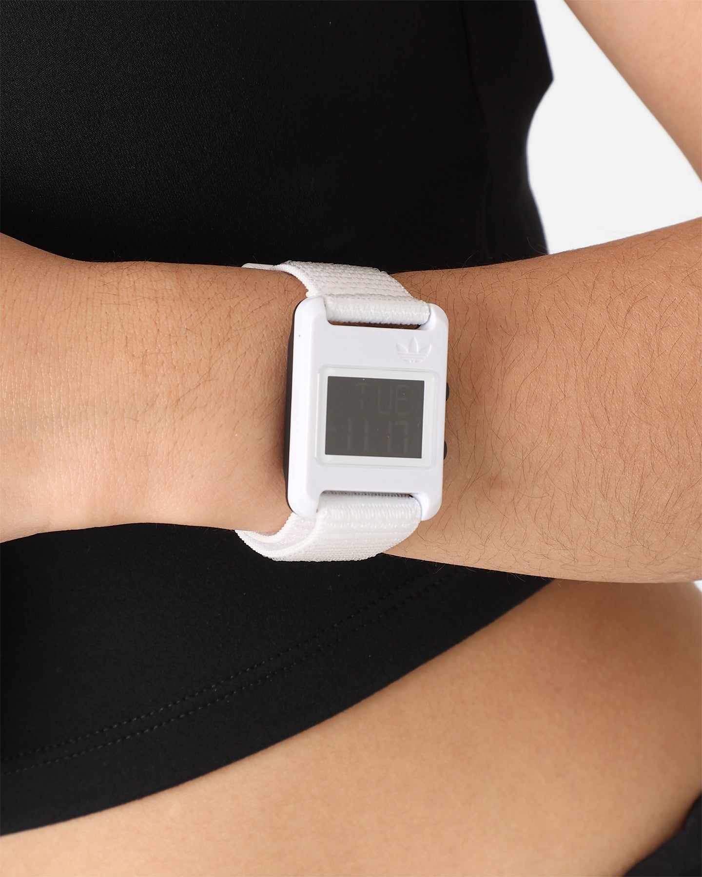 Adidas Retro Pop Digital Watch for Men & Women - White Sports Watch with Alarm, Stopwatch & LED Display - Perfect for Running, Workouts & Casual Wear