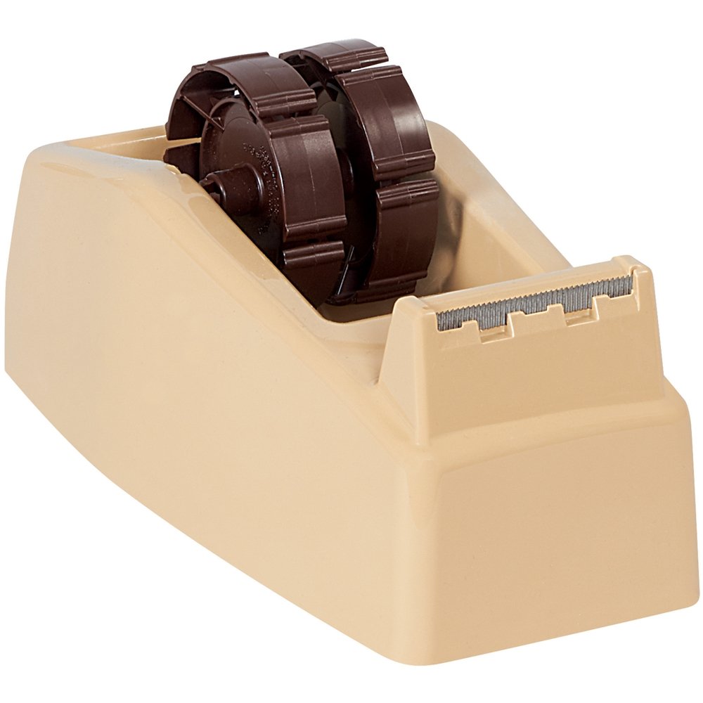 MMMC22 - Heavy Duty Two-Roll Desktop Tape Dispenser for Office, School & Home Use - Perfect for Packing, Crafting & Organizing