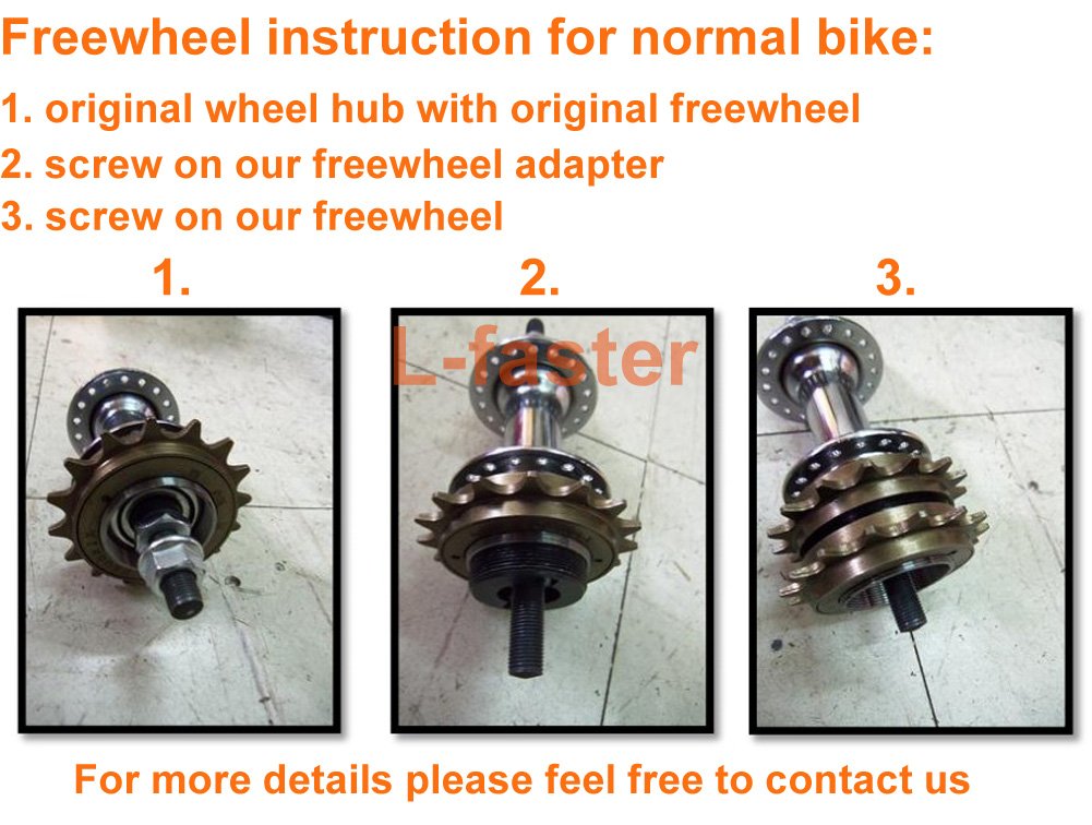 L-faster 24V/36V 450W Electric Bike Conversion Kit - DIY E-Bike Motor Kit for Scooters & Bicycles | Perfect for Commuting, Off-Roading & Eco-Friendly Transportation