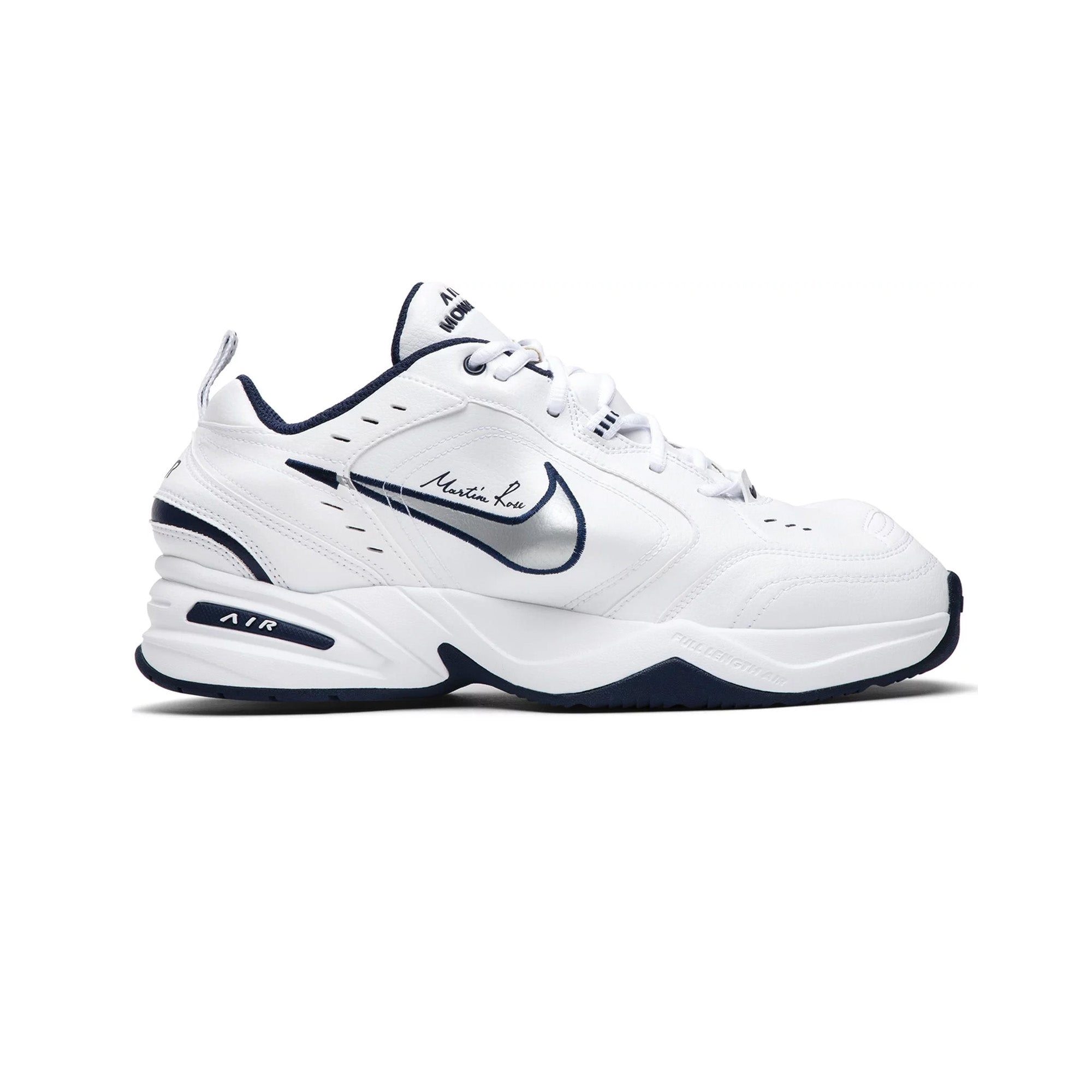 Air Monarch IV x Martine Rose White Sneakers - Men's Fashion Athletic Shoes for Running & Casual Wear | Street Style & Gym Workout Footwear