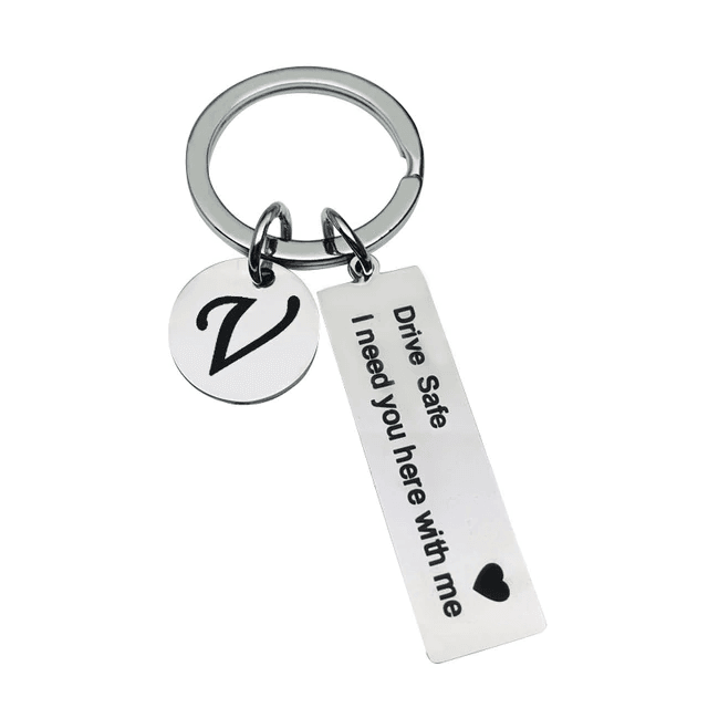 Drive Safe Keychain - Car Safety Key Holder for Keys & Keyrings - Perfect for Drivers, Commuters & Road Trips