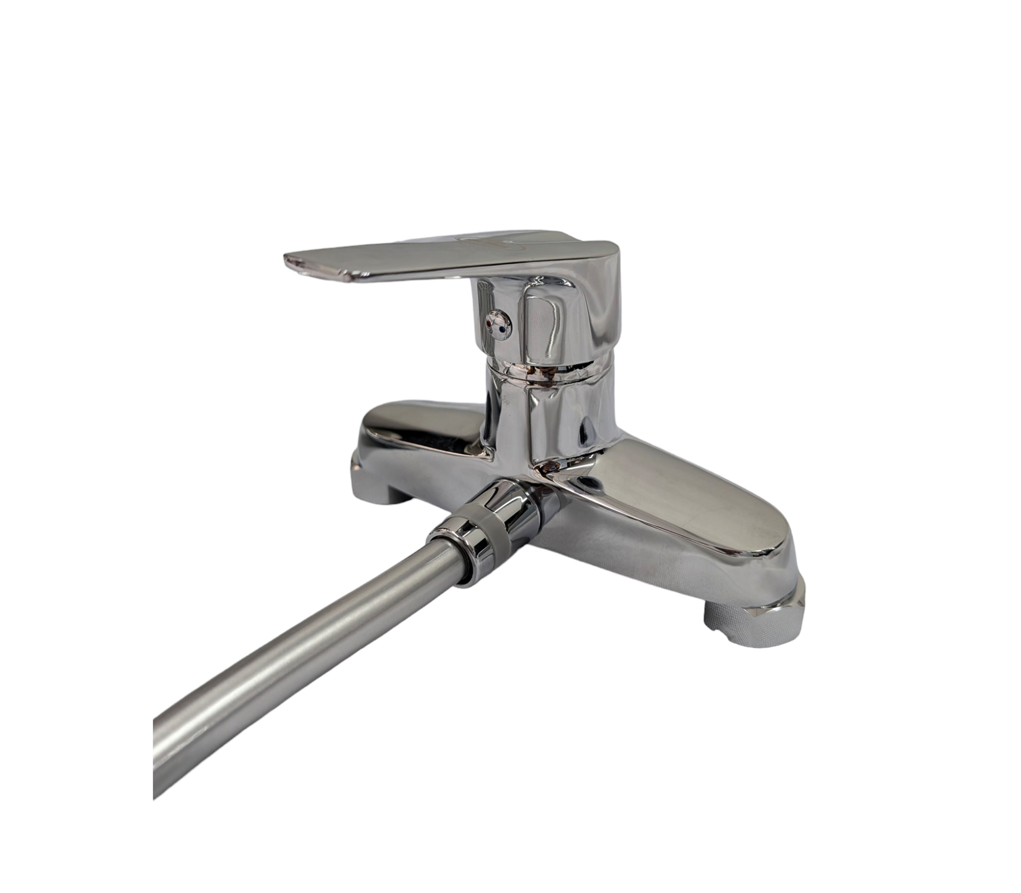 Chrome Plastic Shower Phone Holder - Waterproof Bathroom Mount for iPhone & Android - Perfect for Shower, Bath, Kitchen & Gym Use