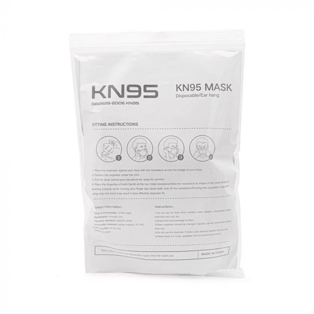 KN95 Disposable Face Masks 5-Pack - Breathable Protective Masks for Daily Use, Work & Travel | FDA Approved Dust & Pollen Protection