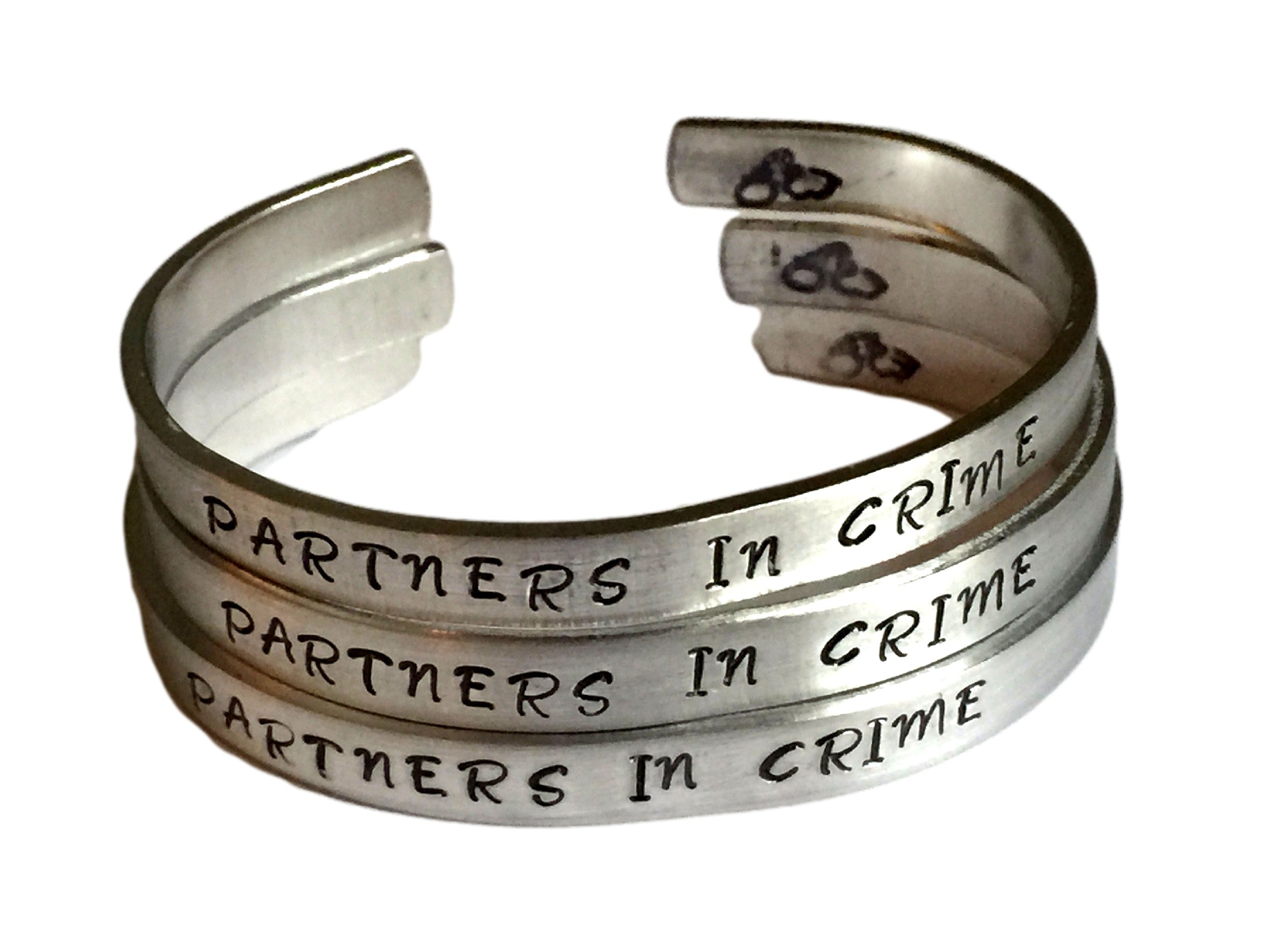 Hand Trades Partners in Crime 3-Piece Sister Gift Set - Custom Engraved 1/4