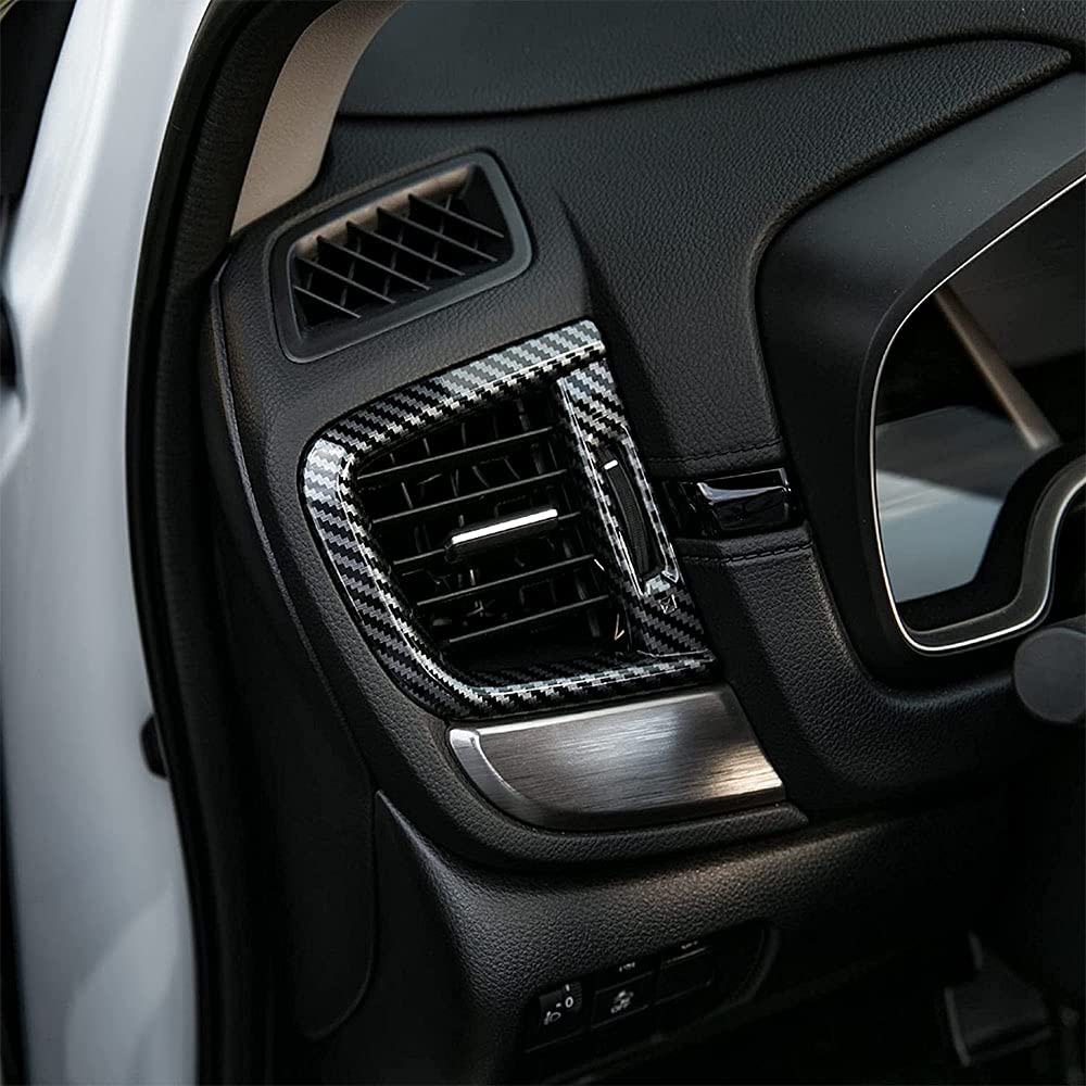 MACHSWON Black Car AC Vent Cover Decoration - Stylish Side Vent Sticker Trim for Honda Vehicles | Perfect for Customizing & Protecting Air Conditioning Outlets