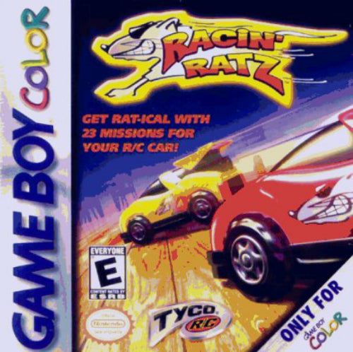 Used Racin' Ratz Game Boy Color Video Games - Retro Gaming Collectible for Nintendo GBC - Perfect for Vintage Gaming Enthusiasts & Collectors