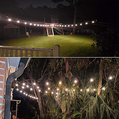 Outdoor String Light Hanging Kit - 82ft Vinyl-Coated 304 Stainless Steel Wire Rope with Turnbuckle & Hooks for Patio, Garden, and Backyard Lighting Decor