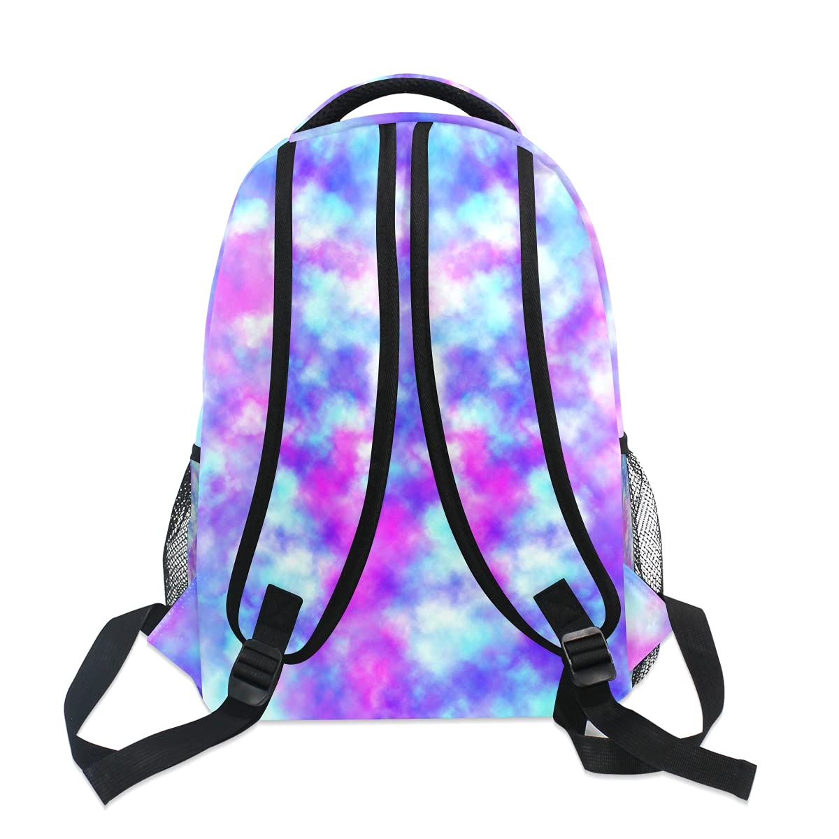 ALAZA Shiny Rainbow Tie Dye Backpack for Kids - Waterproof School Bookbag for Elementary Teens, Boys & Girls - Laptop Daypack for Travel, College & Daily Use