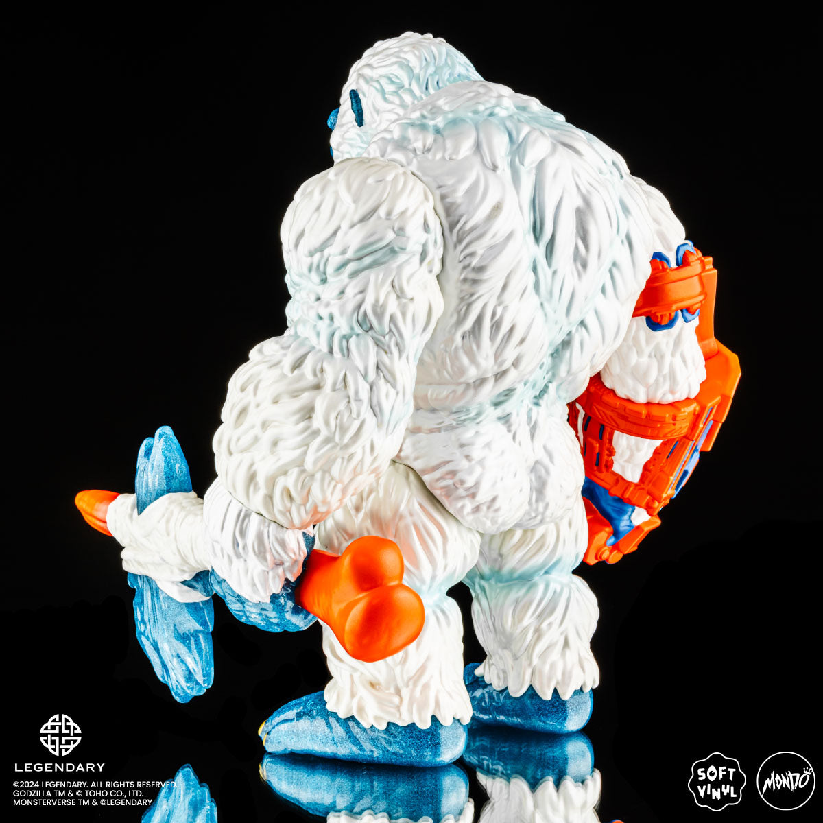 Godzilla x Kong: The New Empire Kong Soft Vinyl Figure - Primal Frost Variant Collectible Toy for Movie Fans & Pop Culture Enthusiasts | Perfect for Display, Gifts, and Anime Collections