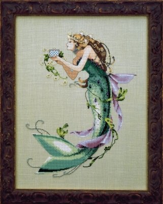 The Queen Mermaid (MDL57) Cross Stitch Pattern Chart - Limited Edition DIY Embroidery Kit for Beginners & Experts - Perfect for Home Decor, Gifts & Craft Projects