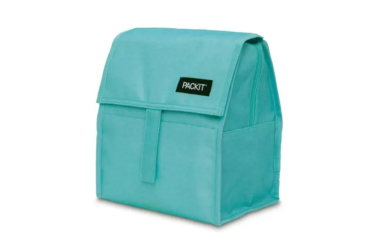 Packit Freezable Lunch Bag - Insulated Cooler for Work, School & Picnics - Mint Green Reusable Lunch Box for Adults & Kids - Perfect for Meal Prep & On-the-Go