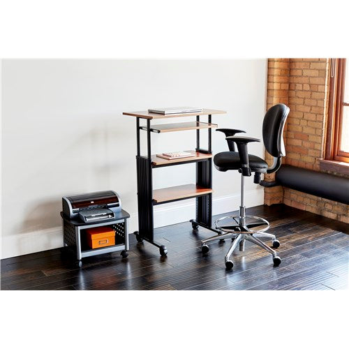 Safco Metro Extended Height Black Office Chair 3442 - Adjustable Ergonomic Desk Chair for Home & Office Workspace