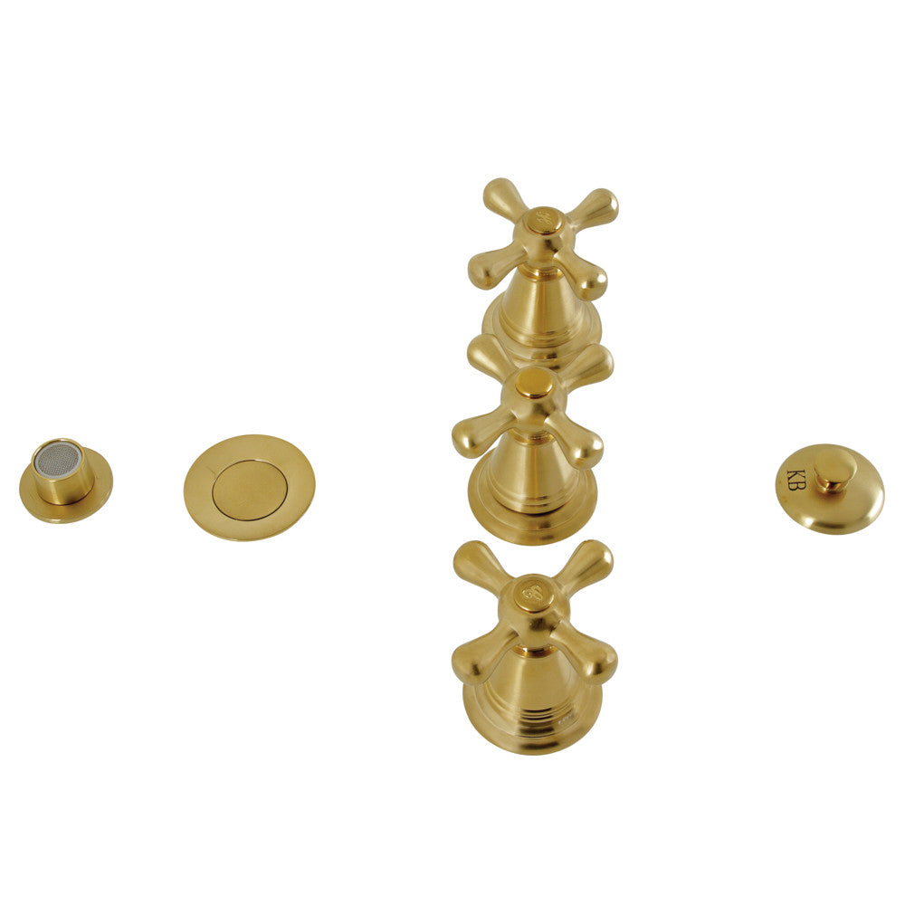 Kingston Brass KB327AX Victorian 3-Handle Bidet Faucet - Elegant Bathroom Fixture for Modern & Traditional Homes | Perfect for Spa-Like Bathroom Upgrades