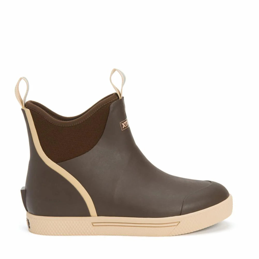 6 Wheelhouse Ankle Deck Boots for Men - Waterproof Work Boots with Slip-Resistant Sole - Perfect for Construction, Hiking & Outdoor Activities