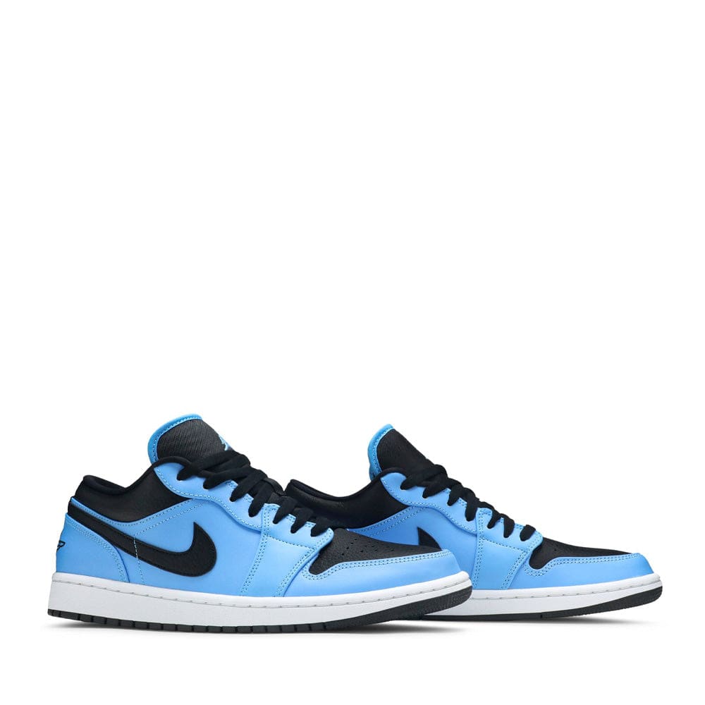 Nike Air Jordan 1 Low University Blue Black Men's Basketball Shoes - Retro Sneakers for Casual Wear & Street Style - Perfect for Sports, Gym, and Everyday Fashion