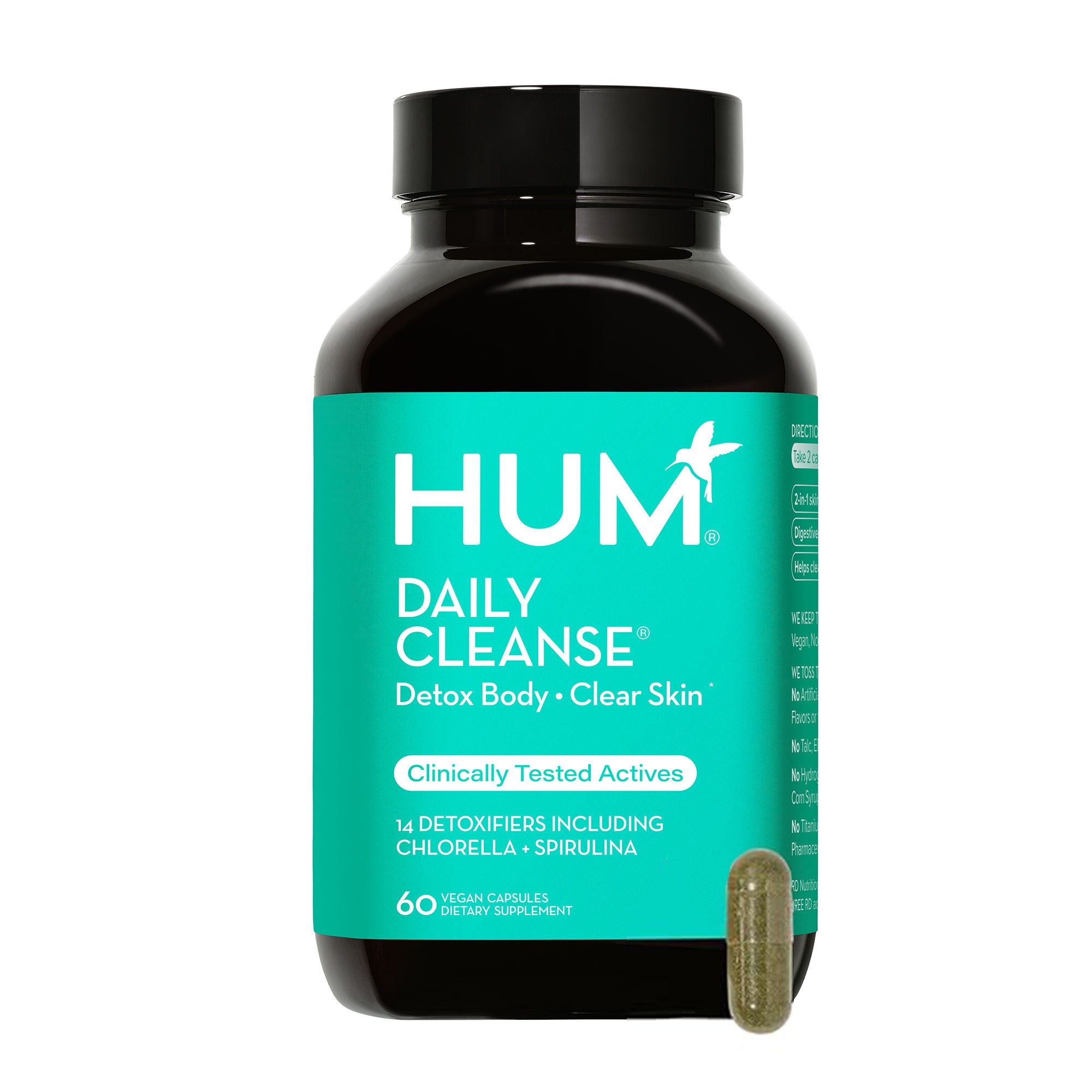 Best Daily Cleanse Clear Skin & Acne Supplement for Adults - Natural Skin Detox & Breakout Relief - Perfect for Morning Routine & Post-Workout Care
