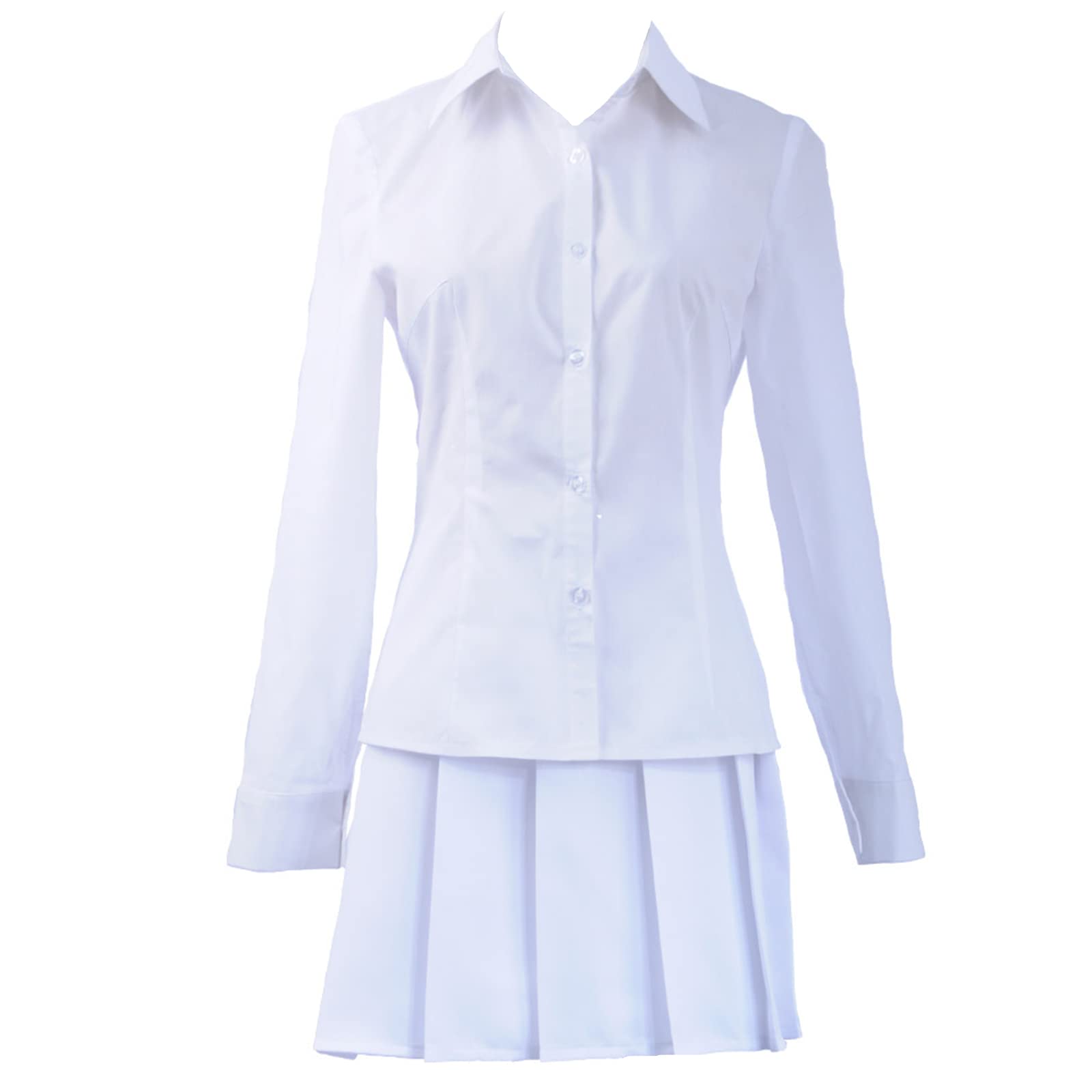 Emma Cosplay Costume from The Promised Neverland Anime - Yakusoku no Neverland School Uniform for Women | Perfect for Halloween, Cosplay Events & Anime Conventions