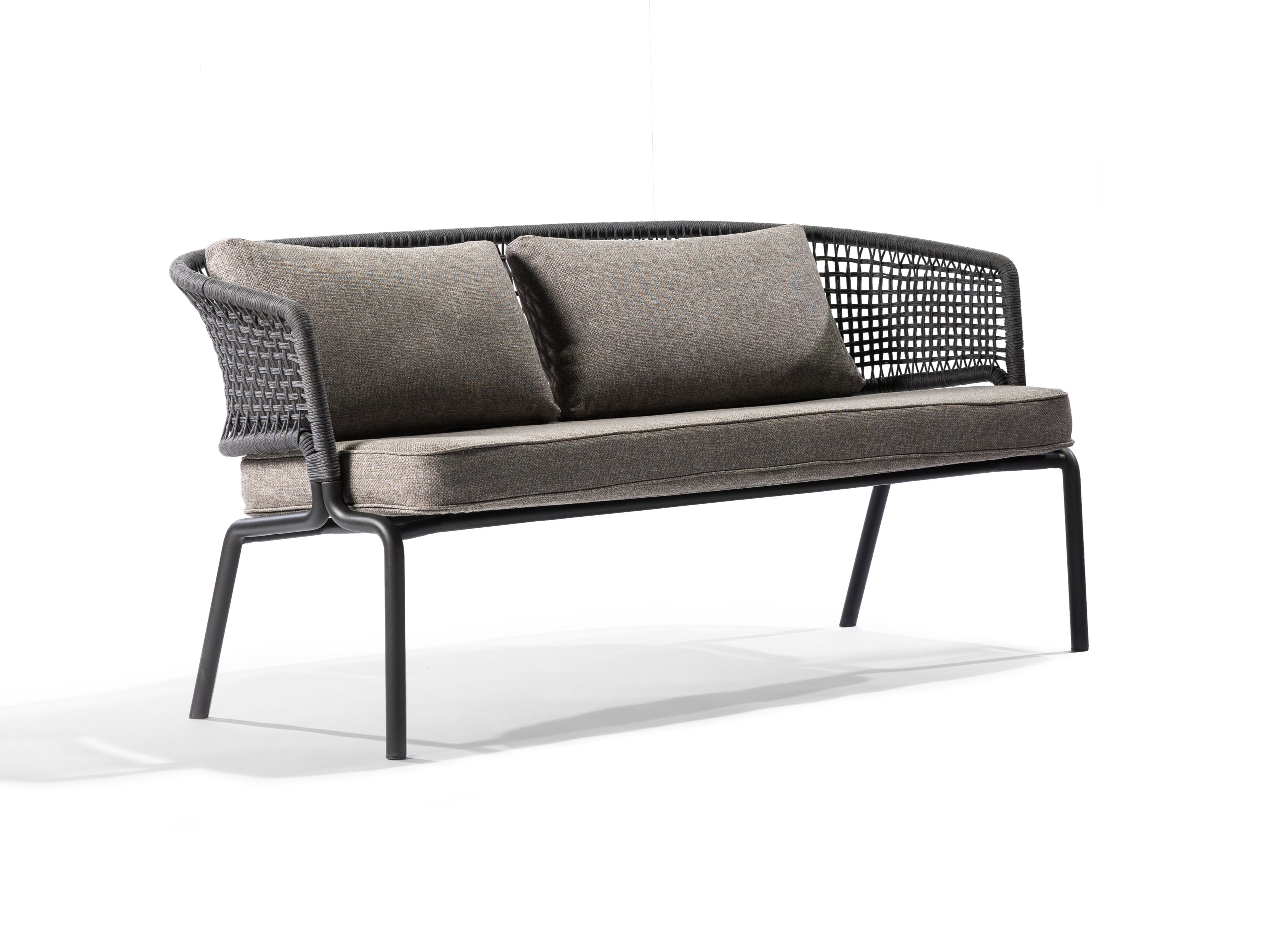 Modern L-Shaped Sectional Contour Sofa - Comfortable Fabric Upholstered Living Room Couch for Small Spaces, Home Theater & Lounge Areas