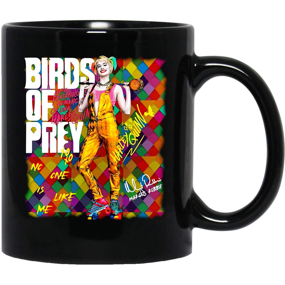 Funny Harley Quinn Movie Birds of Prey Coffee Mug - Insulated Tea Cup for Women & Men - Perfect for Office, Home & Gifts