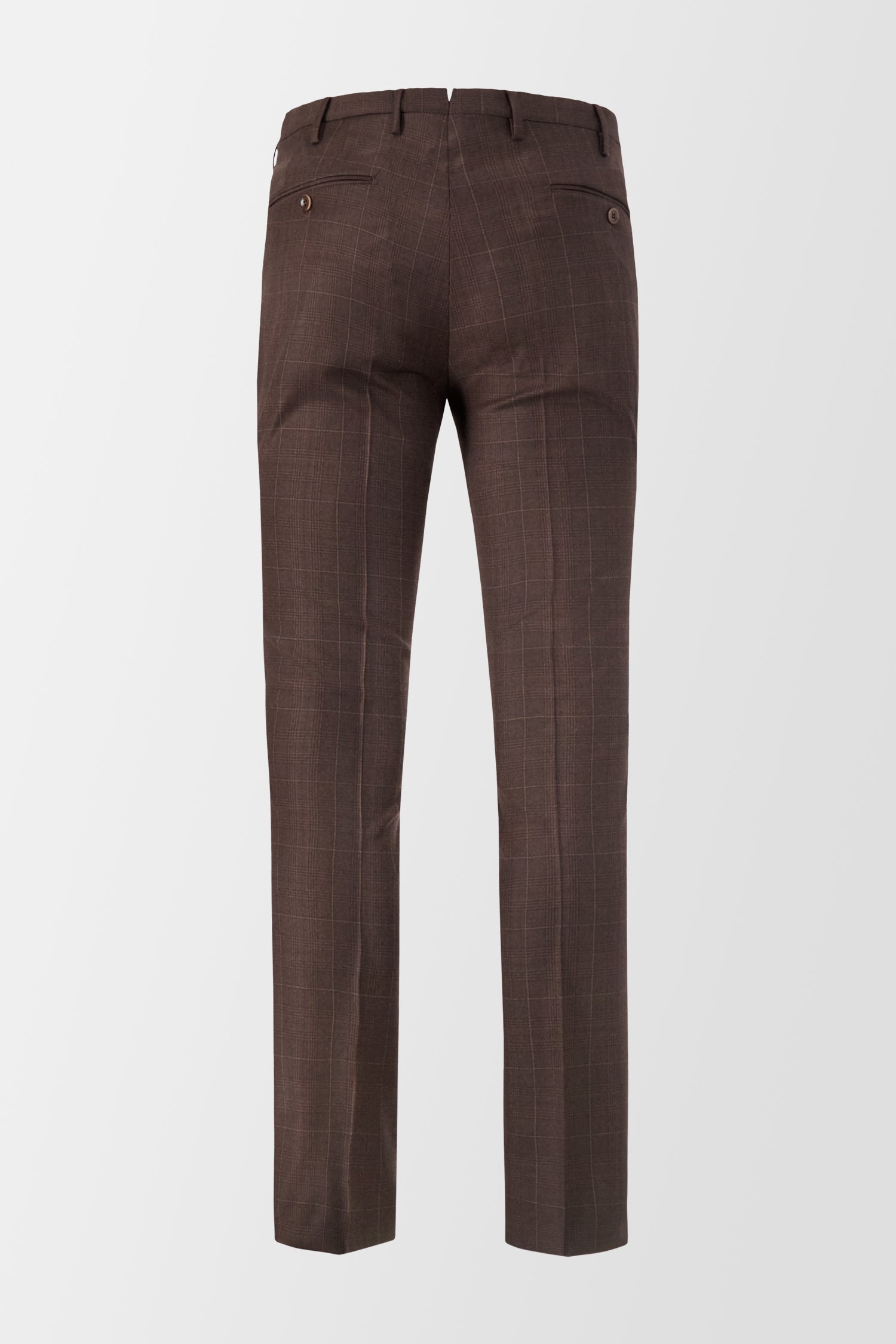 Premium Incotex Brown Dress Pants for Men - Classic Slim Fit Office & Business Casual Trousers - Perfect for Work, Weddings & Formal Events