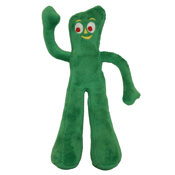 Multipet Gumby Plush Dog Toy - Durable & Soft Chew Toy for Small & Medium Dogs - Perfect for Playtime, Training & Cuddling