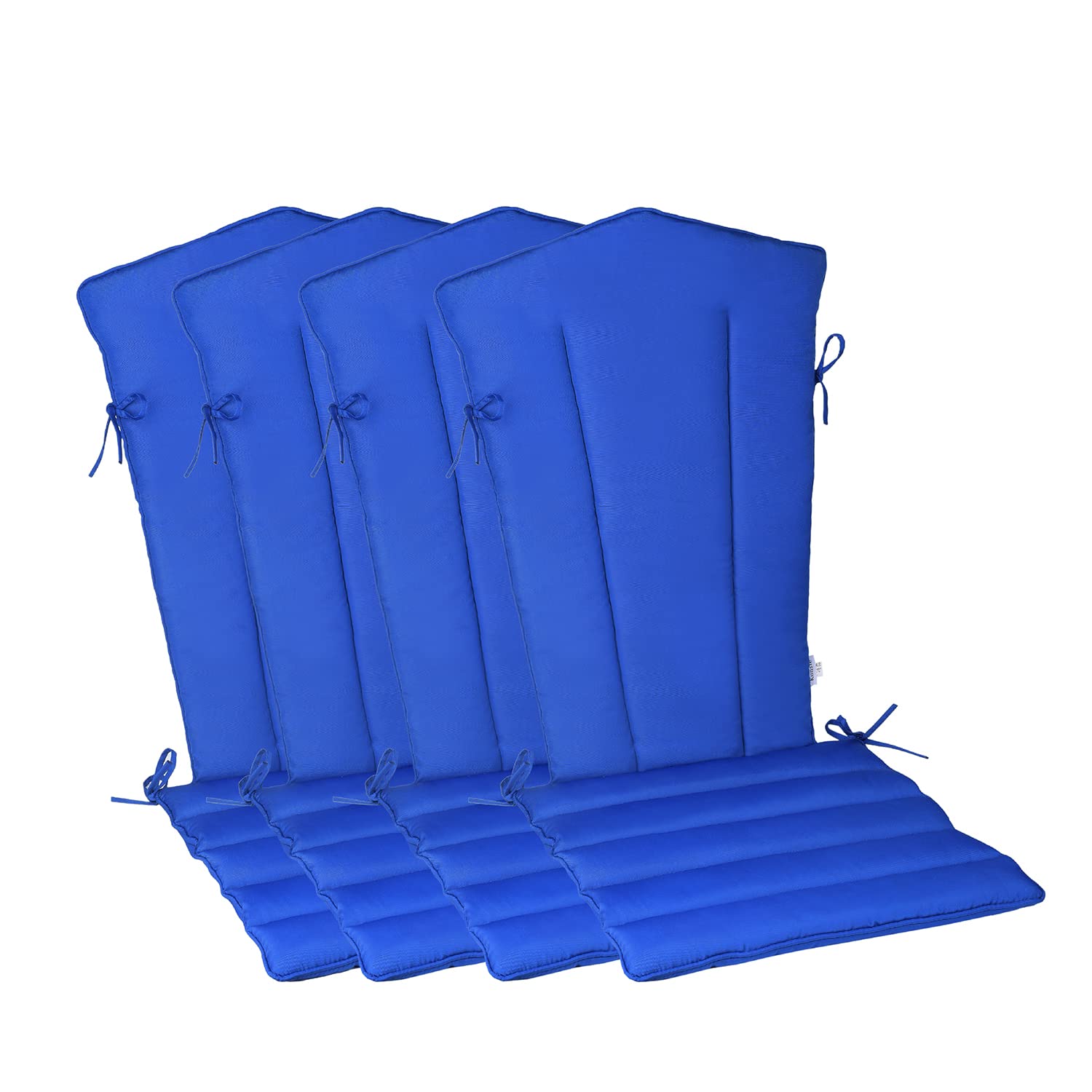 **Premium Adirondack Chair Cushions Set of 4 - Waterproof Indoor/Outdoor Replacement Cushions for Patio Furniture - Navy Blue - Perfect for Backyard, Deck, Garden & Poolside Relaxation**