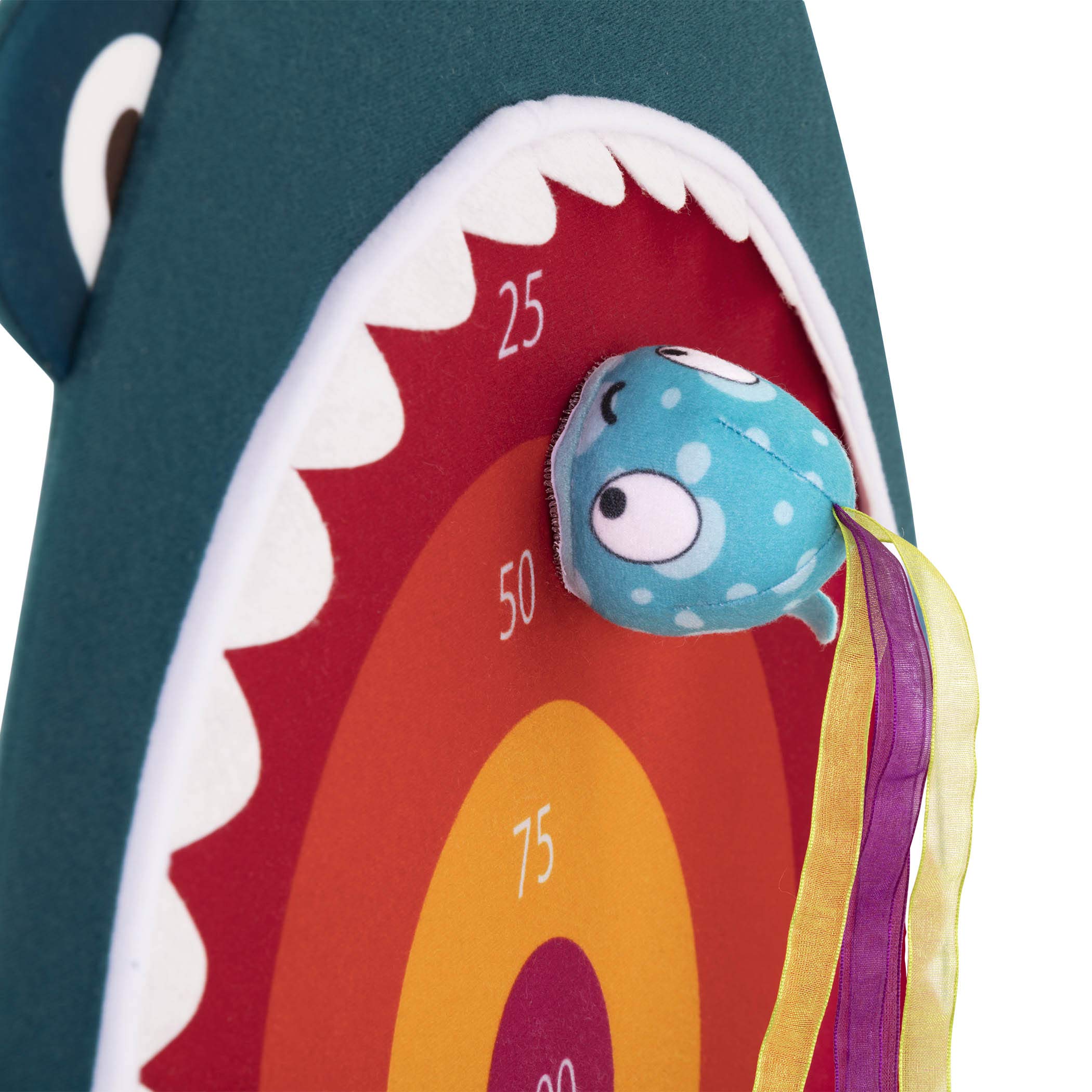 B. Toys Hungry Toss Shark Game - Soft Dart Board Set with 4 Safe Foam Darts for Kids Ages 3+ | Indoor & Outdoor Play, Birthday Gifts, Party Games, Preschool Learning Activity