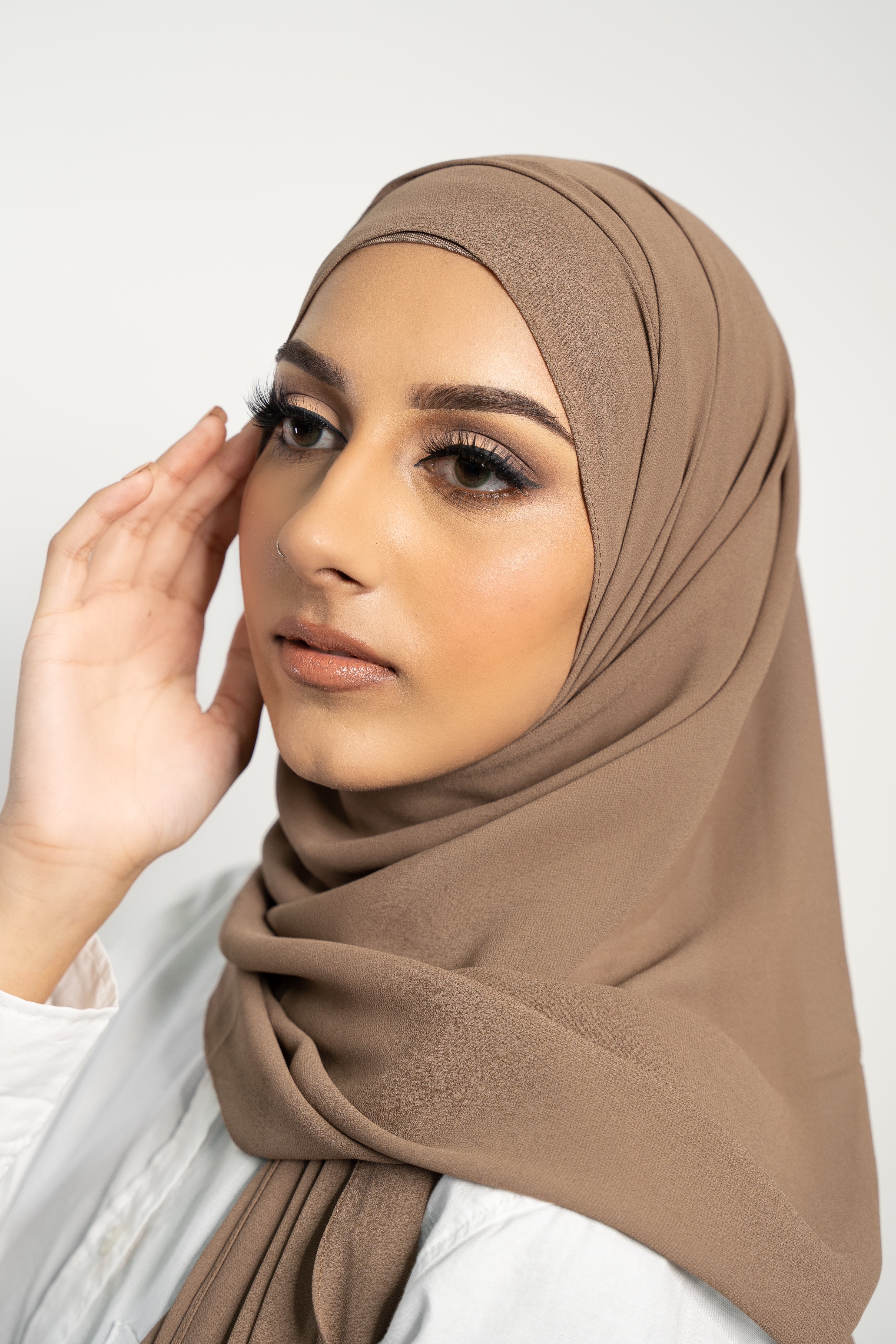 Elegant Chiffon Hijab Set by Wafa - Soft & Lightweight Scarf for Women - Perfect for Daily Wear, Prayer, and Special Occasions