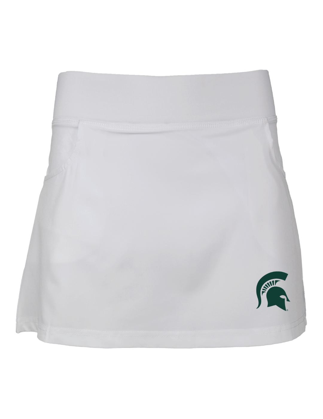 Michigan State Spartans Toddler Girls' Skort - Cute Athletic Skirt with Shorts for Toddler Girls - Perfect for Game Day, School, and Playtime