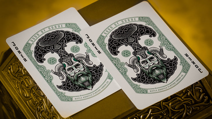 Premium Norse Mythology Playing Cards - Viking Gods & Legends Theme - Perfect for Collectors, Poker, Magic Tricks & Game Nights
