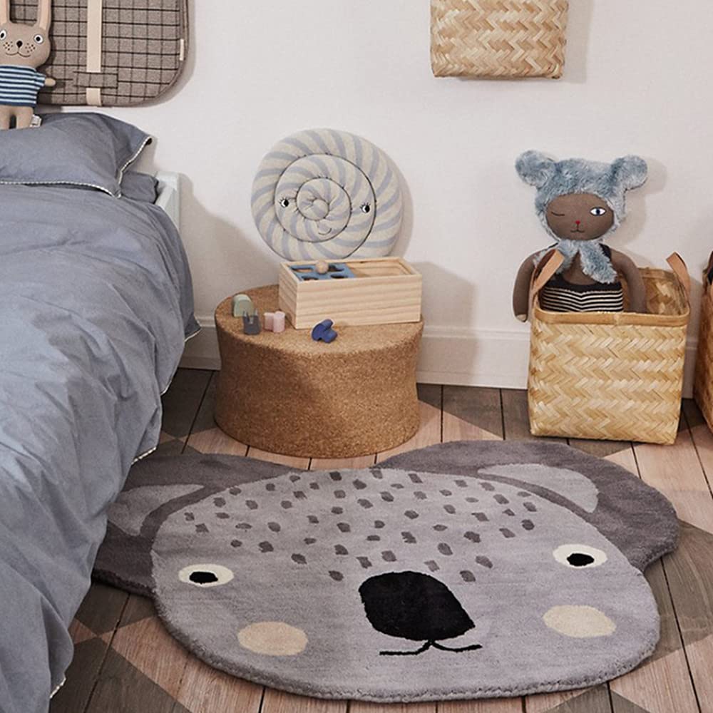 Koala Kids Play Mat - Soft Non-Slip Nursery Rug with Alphabet for Toddlers | Bedroom & Playroom Decor