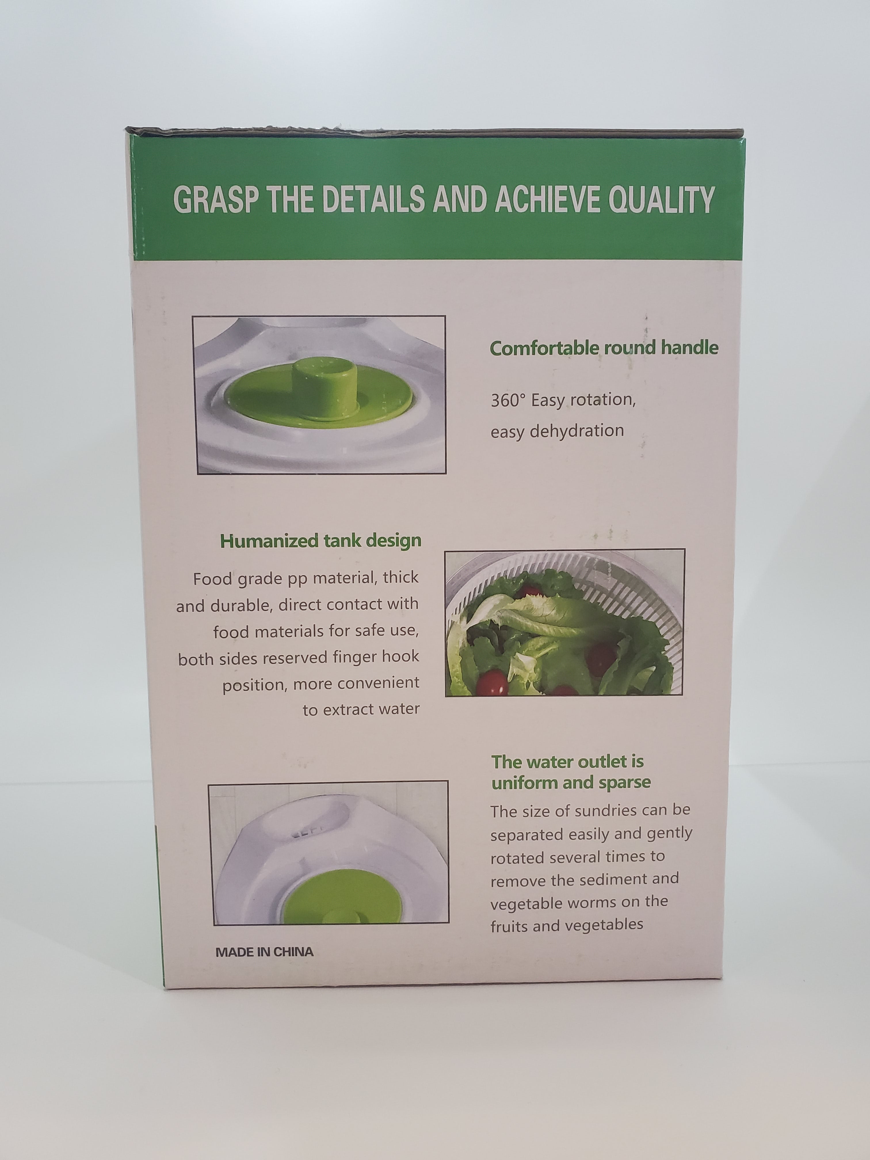 Premium Multi-Function Salad Spinner with Non-Slip Base - 40047 - Effortlessly Wash & Dry Greens, Fruits & Vegetables - Perfect for Kitchen, Meal Prep & Healthy Eating