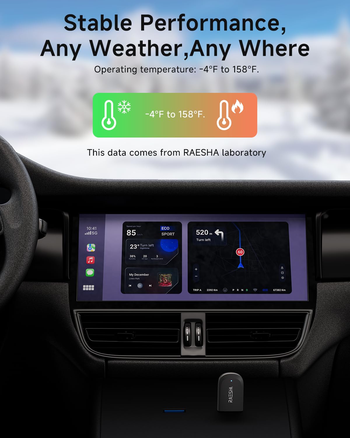 2-in-1 Wireless CarPlay & Android Auto Adapter - Mini Bluetooth Dongle for iPhone & Android - Fast Connection, Easy Installation - Perfect for Tesla, Toyota, Honda & More - Upgrade Your Driving Experience