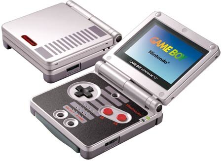 Original Game Boy Advance SP Classic NES Edition - Retro Handheld Gaming Console for Nintendo Fans | Perfect for Travel, Collecting & Nostalgic Gaming