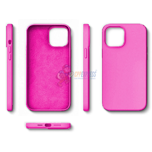 iPhone 12 Pro Max Case - Slim Soft Silicone Protective Shockproof Cover with Anti-Slip Grip (Fuchsia Pink) - Perfect for Everyday Use, Travel & Outdoor Activities