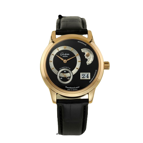 Glashütte Original PanoMaticLunar 18K Rose Gold Men's Luxury Watch - Perfect for Business, Formal Events & Collectors