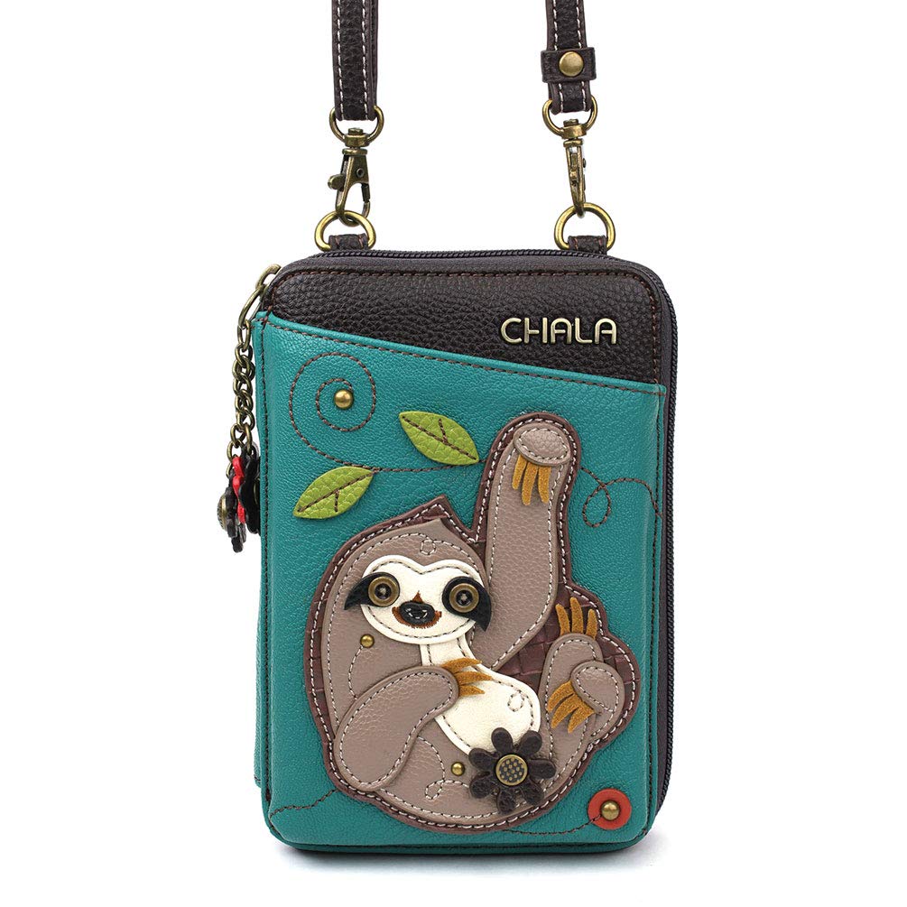 CHALA Women's Crossbody Phone Wallet - Faux Leather Adjustable Strap Purse for iPhone & Android | Perfect for Travel, Shopping & Everyday Use