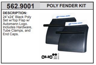 Heavy Duty Truck Quarter Fender Kit - Durable Replacement Fender for Pickup Trucks & SUVs - Perfect for Off-Roading, Work Trucks & Vehicle Protection